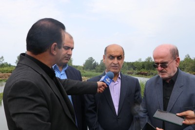 بازدید میدانی از پروژه عمرانی سد رادارکومه  با حضور  دکتر حق‌شناس استاندار گیلان