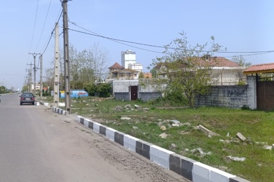 رنگ آمیزی جداول سطح شهر چاف و چمخاله